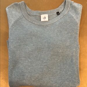CAbi Blue Crewneck Sweater Relaxed Fit